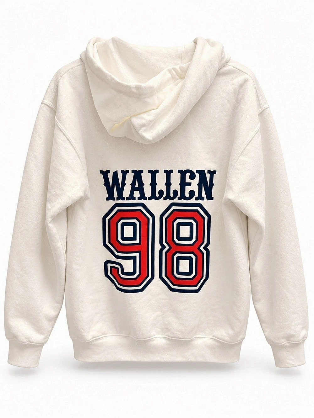 Small Shop Morgan Wallen Hooded Sweatshirt with 98 Graphic